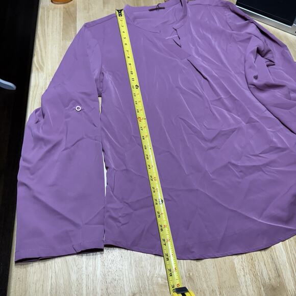 Gaharu Top Women's Plus Size 2XL XXL Purple Relaxed Comfortable Boxy Flowy NWT - Picture 10 of 10